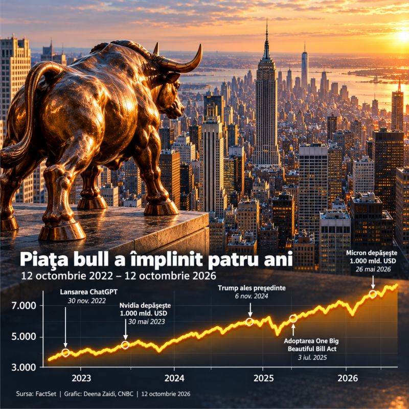 Bursa americană a împlinit patru ani de creştere; cât mai poate continua ascensiunea? Bursa americană a împlinit patru ani de creştere; cât mai poate continua ascensiunea?